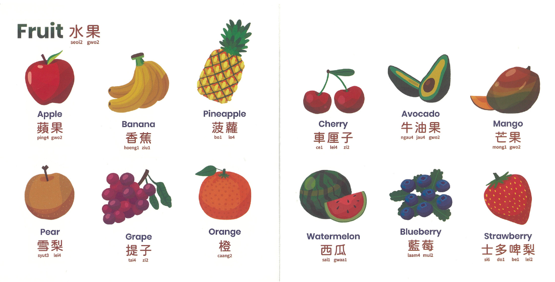 Habbi Habbi Bilingual Cantonese: Book of First Words