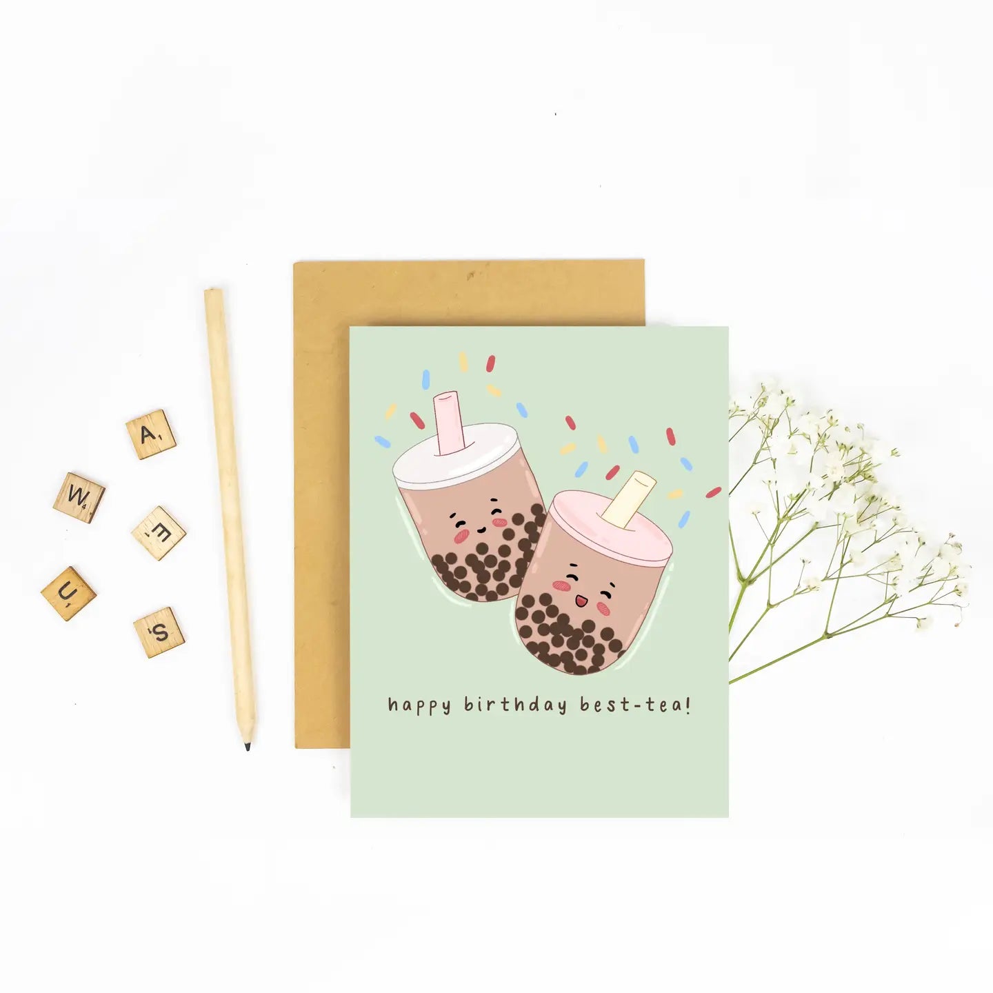 Birthday Card - Happy Birthday Best-Tea!