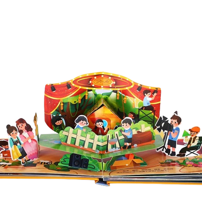 Lift-the-Flap & Pop Up Book: Learning about Career  《 职业立体翻翻书》